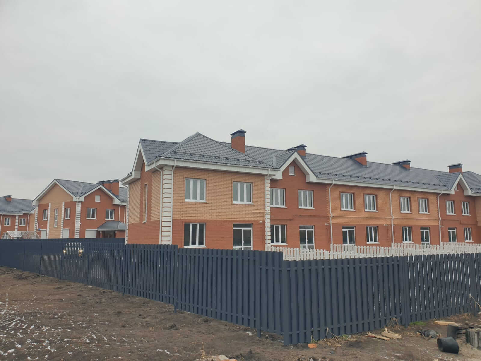 Забор из штакетника 230м Серый Графит фото4 в Симферополе