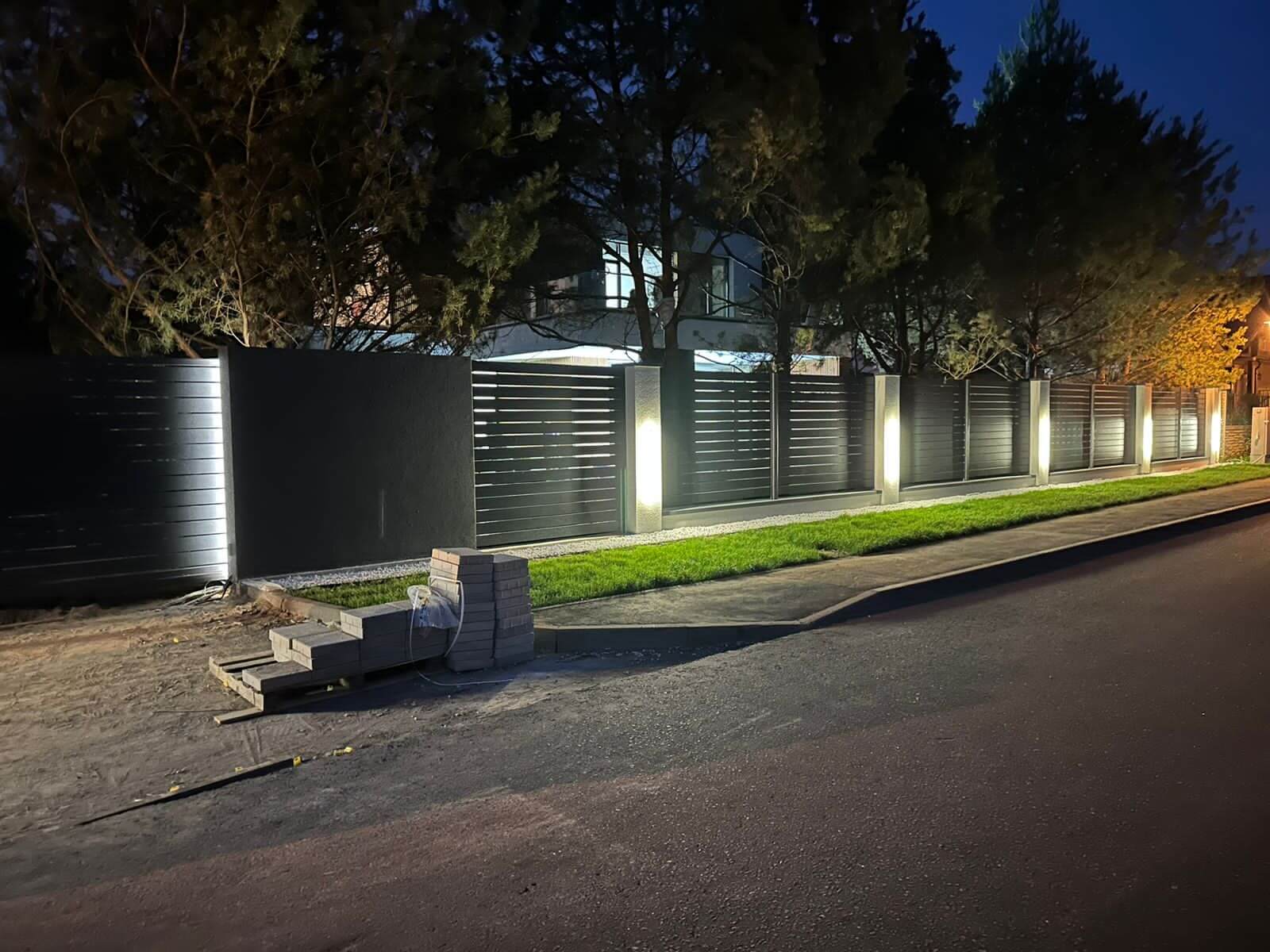 Забор-ранчо из металлопланкена 36м RAL7024 Серый Графит фото 11 в Симферополе