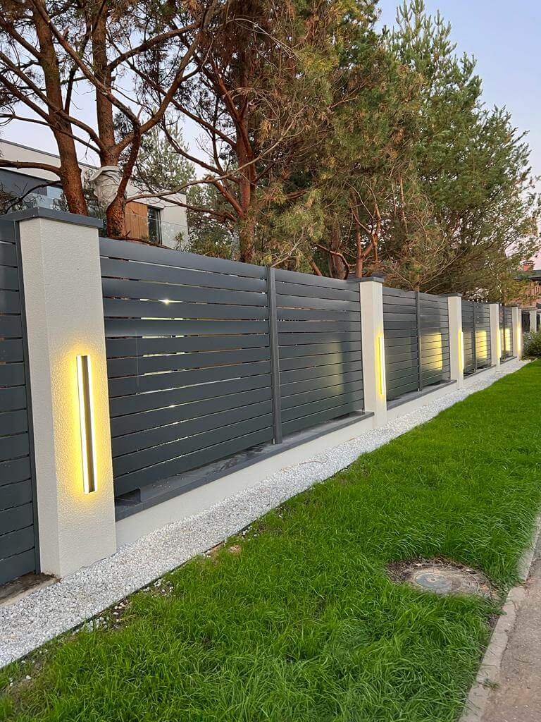 Забор-ранчо из металлопланкена 36м RAL7024 Серый Графит фото 13 в Симферополе