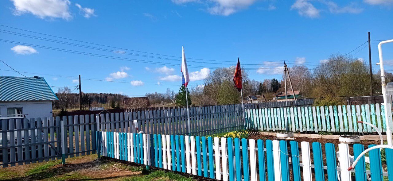 Забор из евроштакетника 16м RAL5021 Морская Волна, RAL9003 Белый фото 3 в Симферополе
