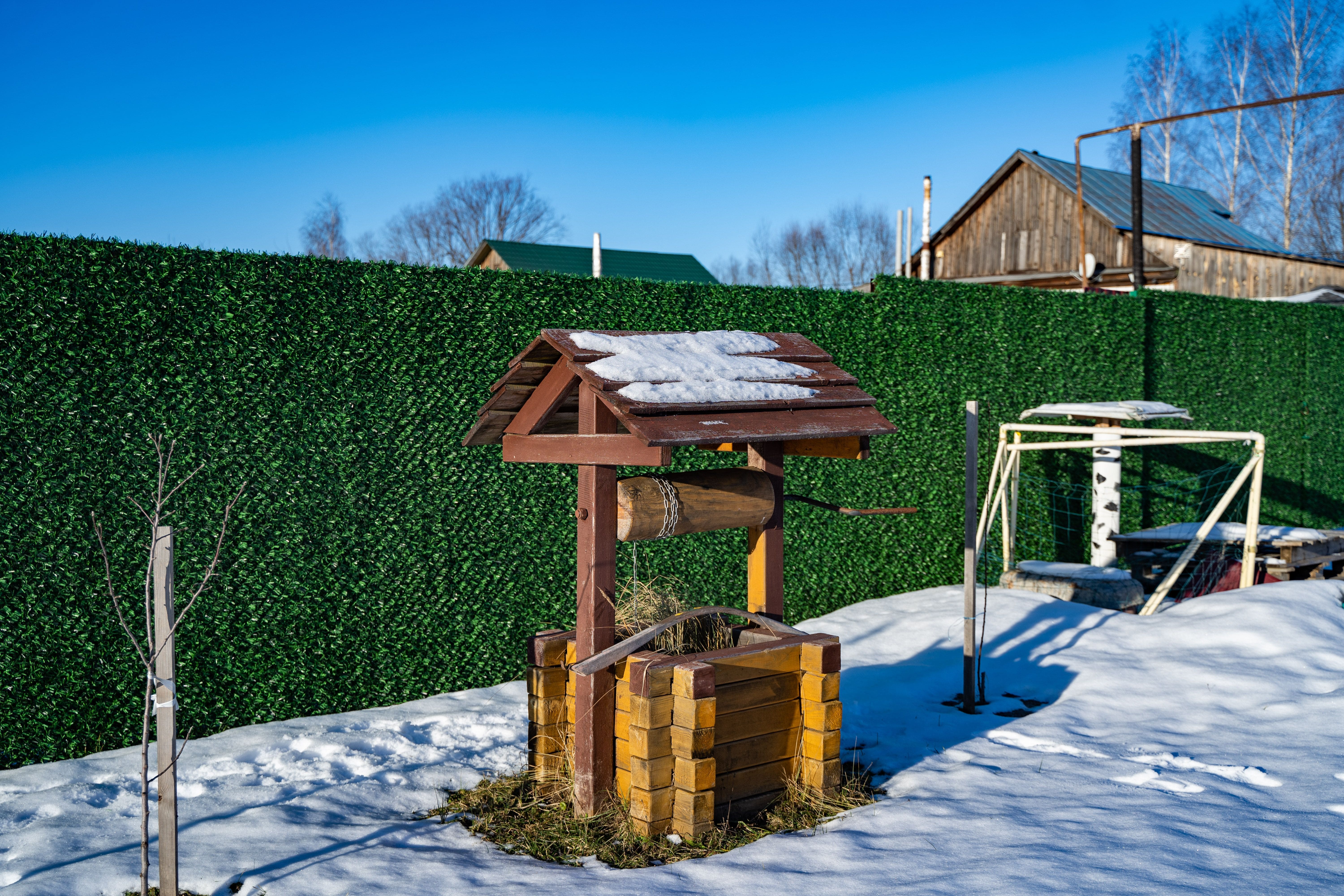 Вечнозеленый забор Grass Fence рулон 2м фото 7 в Симферополе